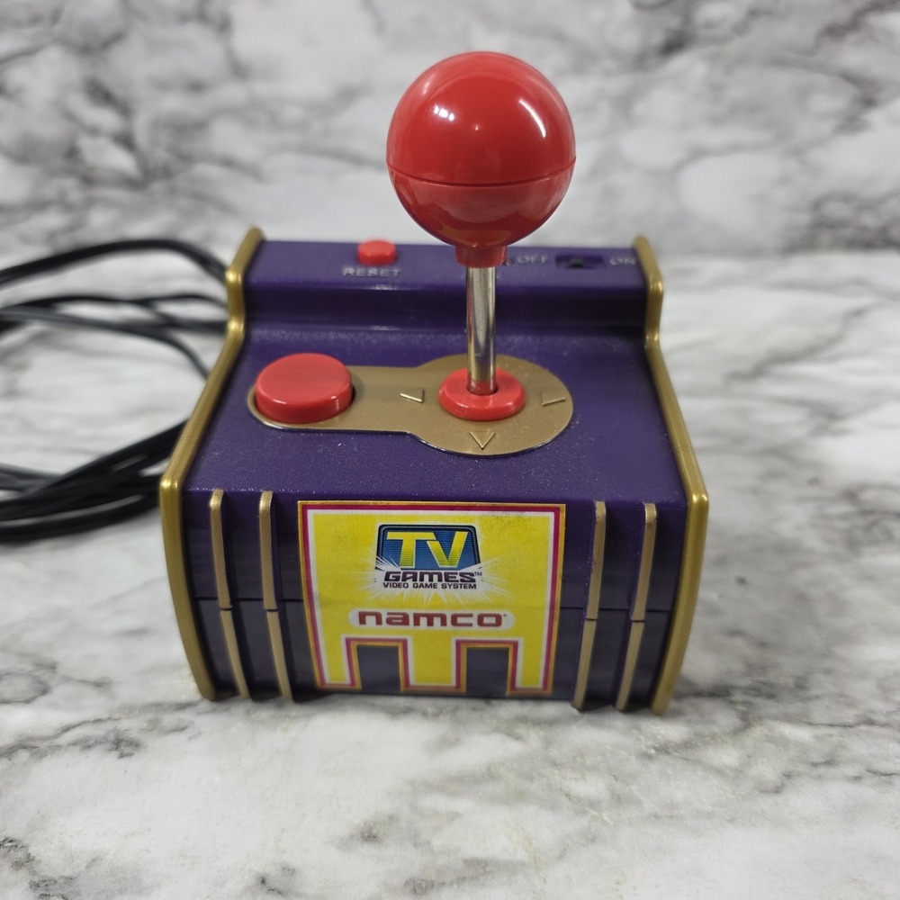Namco Plug and Play TV Games 5-in-1 Jakks Pacific 2003 Joystick Tested Working
